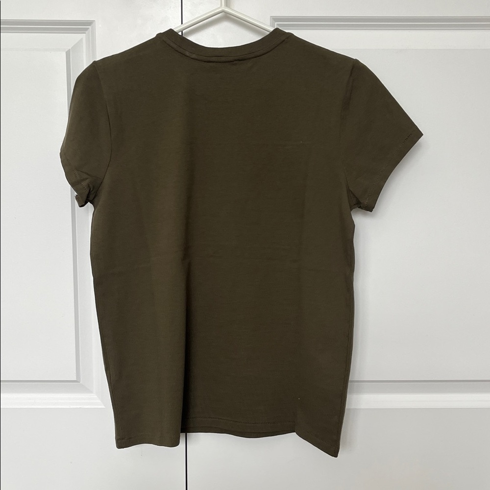 Polo Ralph Lauren Crotchet Flag 100% Cotton Crewneck T-shirt Preppy Americana - Picture 8 of 9